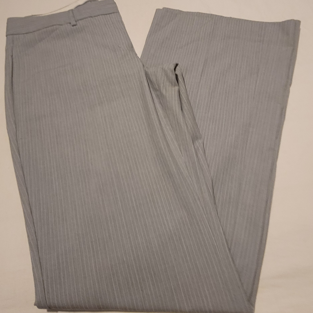 Express Trouser  Striped EDITOR Fit Mid Rise Bootcut Career Slacks size 4 $20